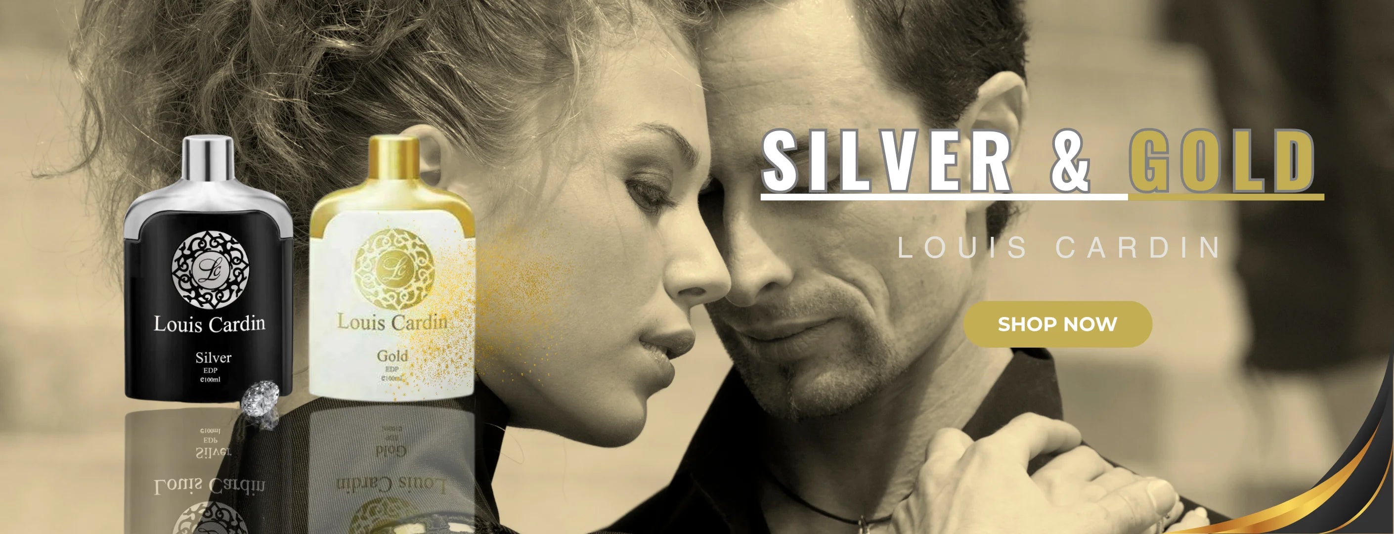 Louis Cardin Silver & Gold 100ml - Eau De Parfum – Louis Cardin